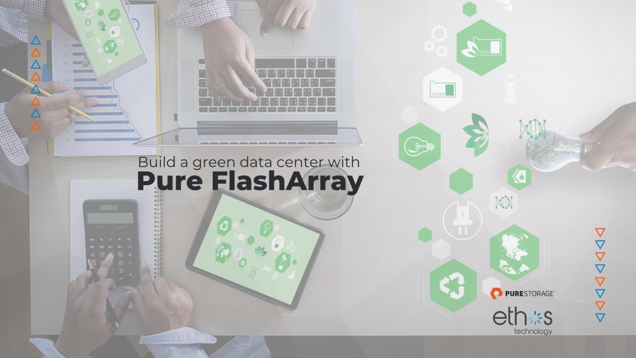 Build a green data centre with Pure FlashArray